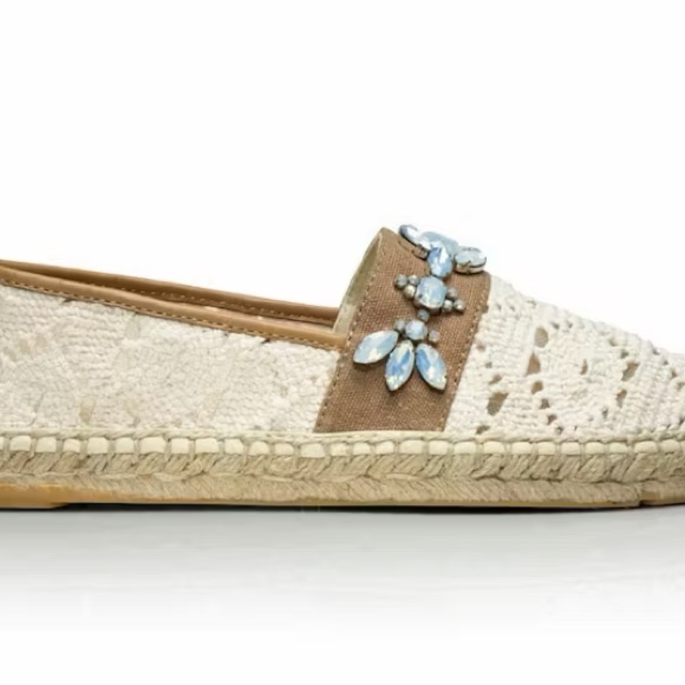 Tory Burch Embellished Espadrilles Shoes
